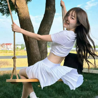 看她轻轻的飞起